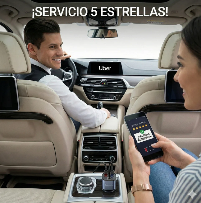 PowerCar 100W™ – Orden, potencia y carga rápida en tu auto