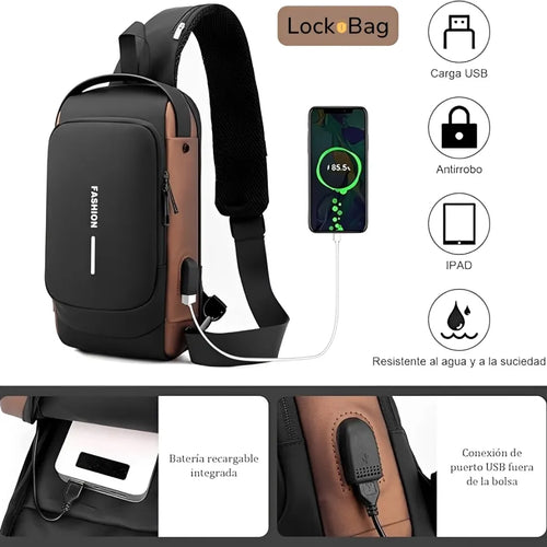 LockBag™ I La mochila antirrobo que protege tus cosas mientras te mueves por la ciudad