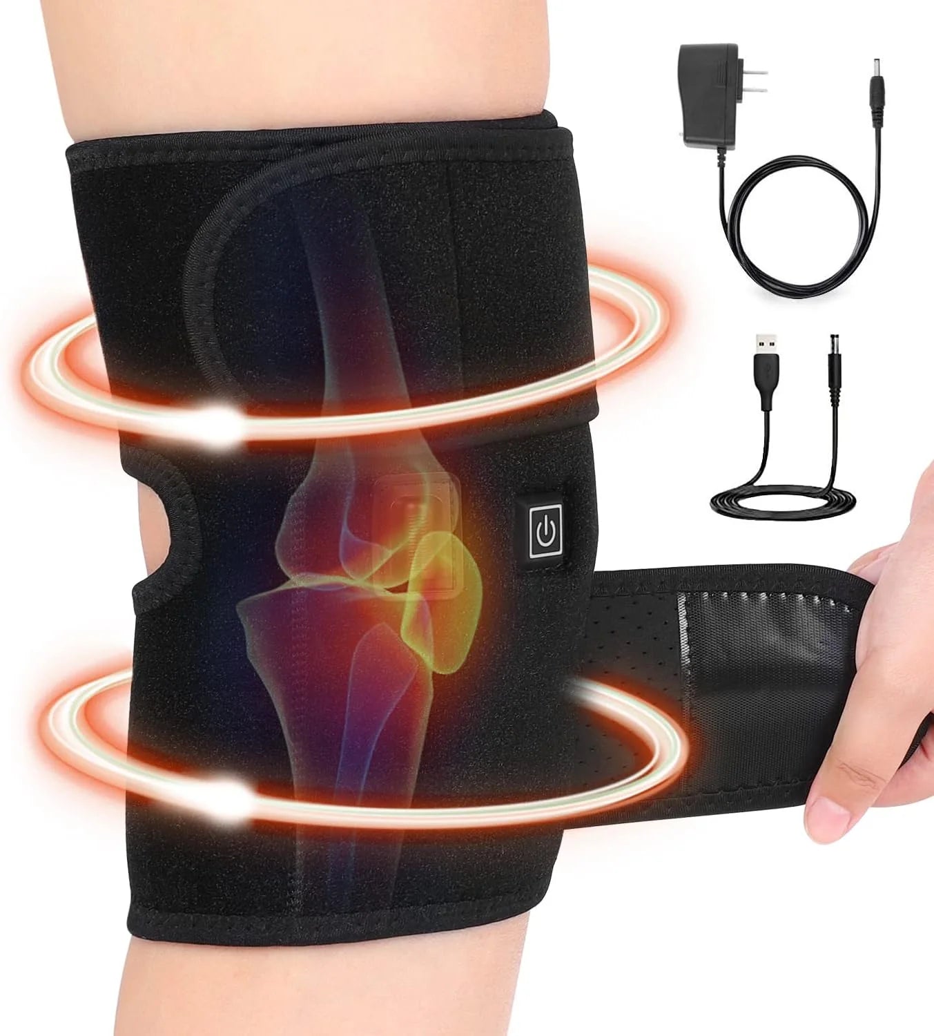 ALIVIO TÉRMICO AJUSTABLE PARA EL DOLOR DE RODILLA EN MINUTOS.